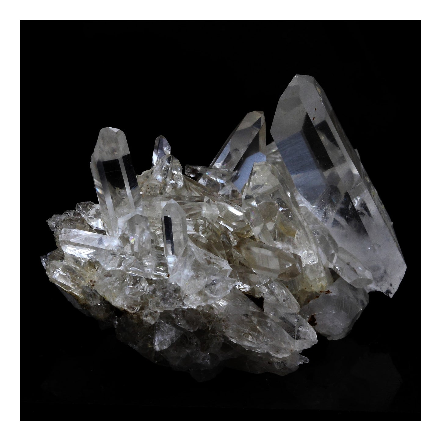Quartz + Limonite. 136.0 carats. Freney d'Oisans, Bourg d'Oisans, France
