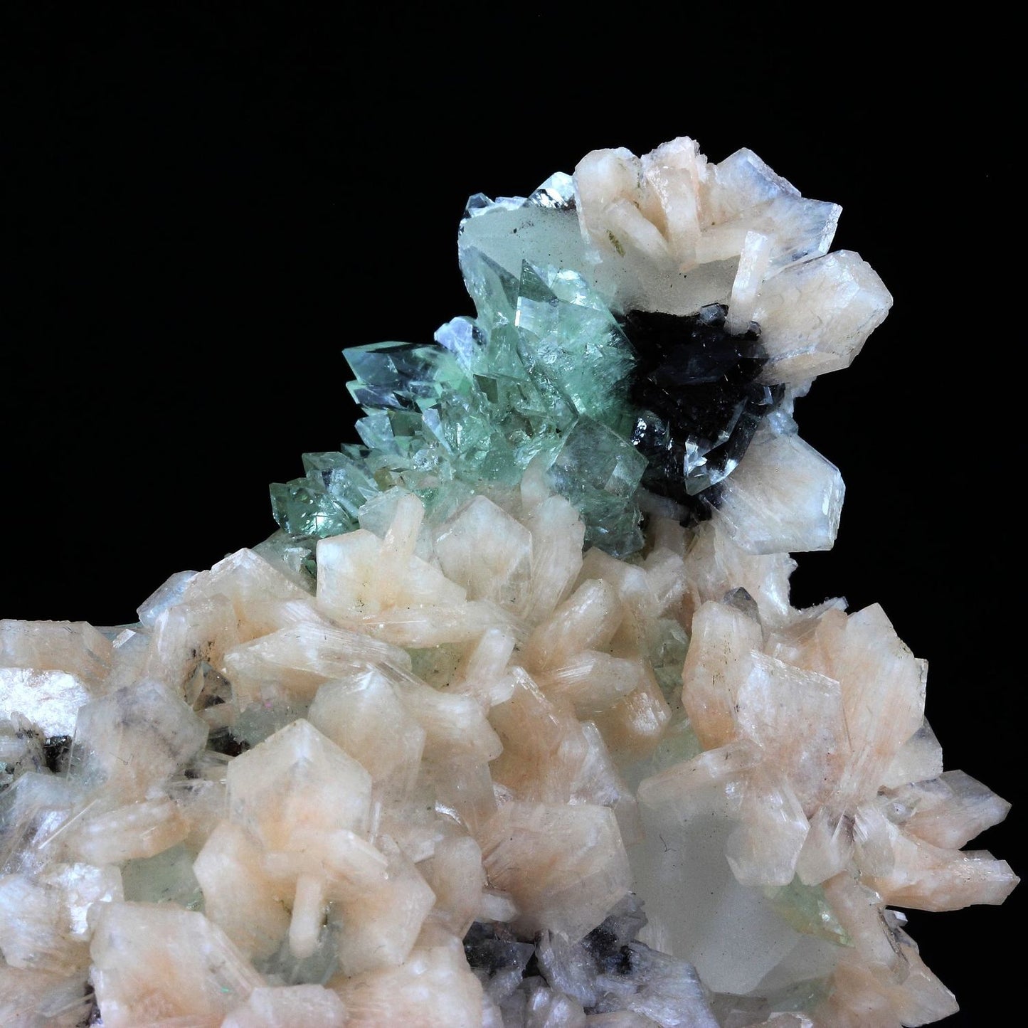 Apophyllite + Stilbite + Calcite. 2085.0 carats. En provenance de Wagholi, Pune, Maharashtra, Inde