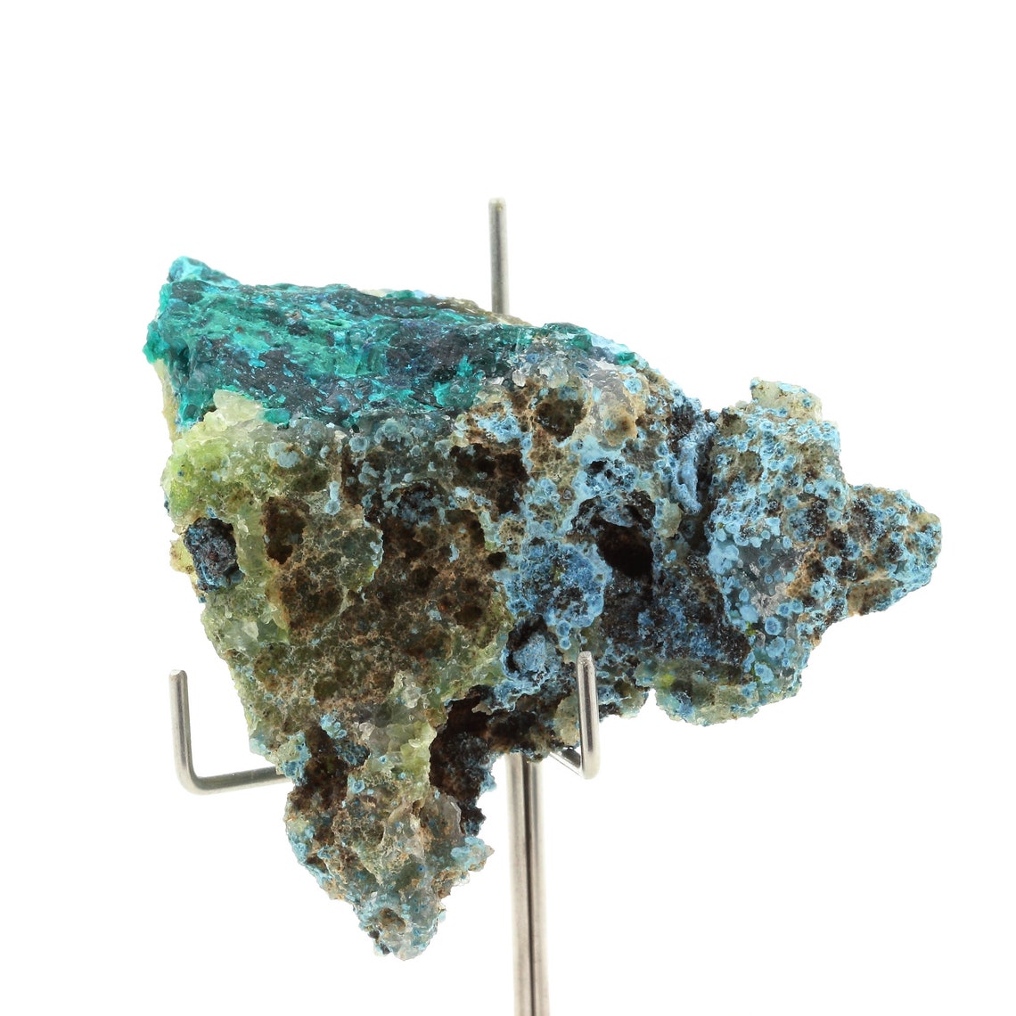 Plancheite + Dioptase. 435.0 carats. Tantara Mine, Kambove, RD Congo
