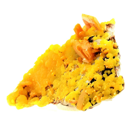 Wulfenite + Mimetite. 395.5 carats. La Morita Mine, Chihuahua, Mexique