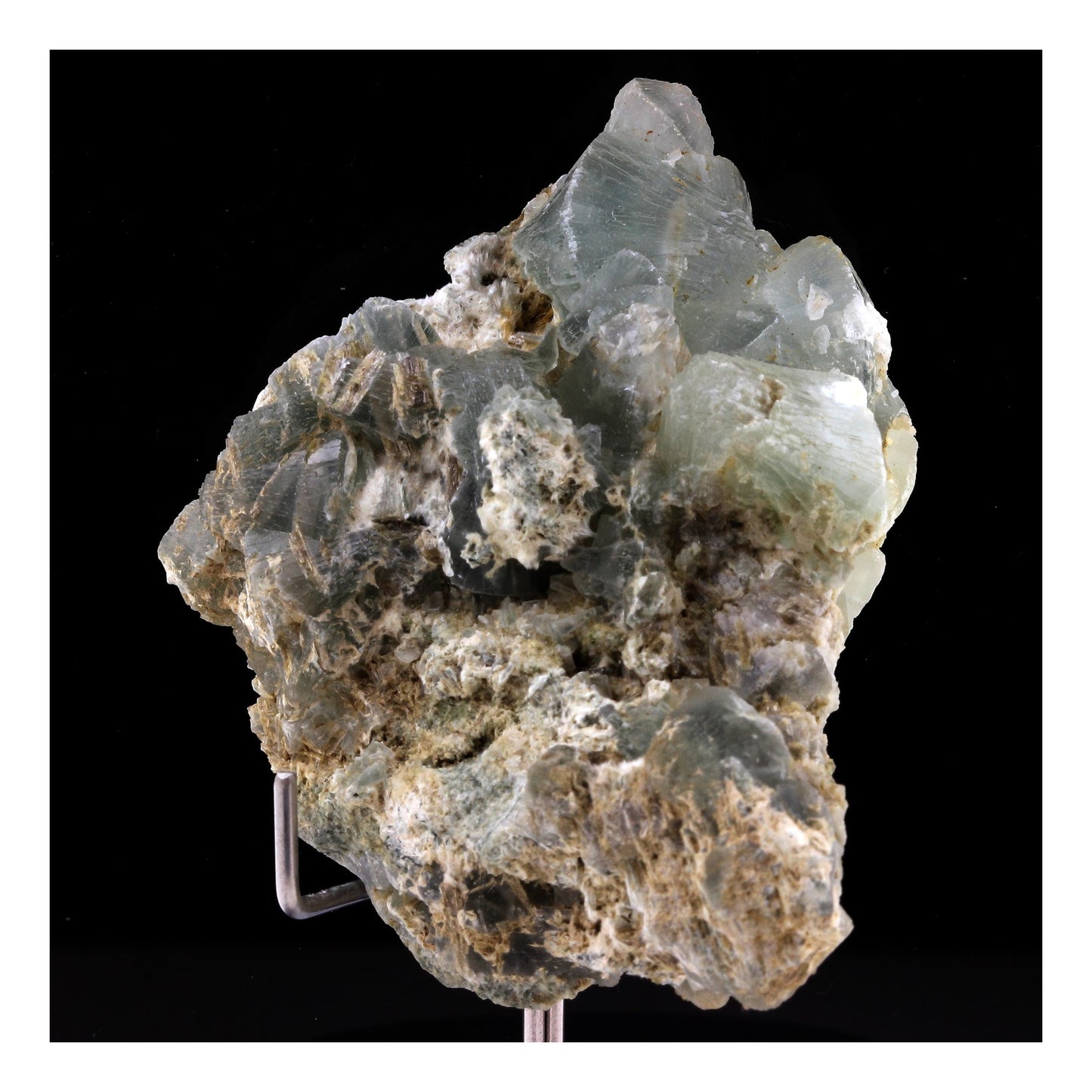 Prehnite. 593.0 carats. La Combe de la Selle, Bourg d'Oisans, France