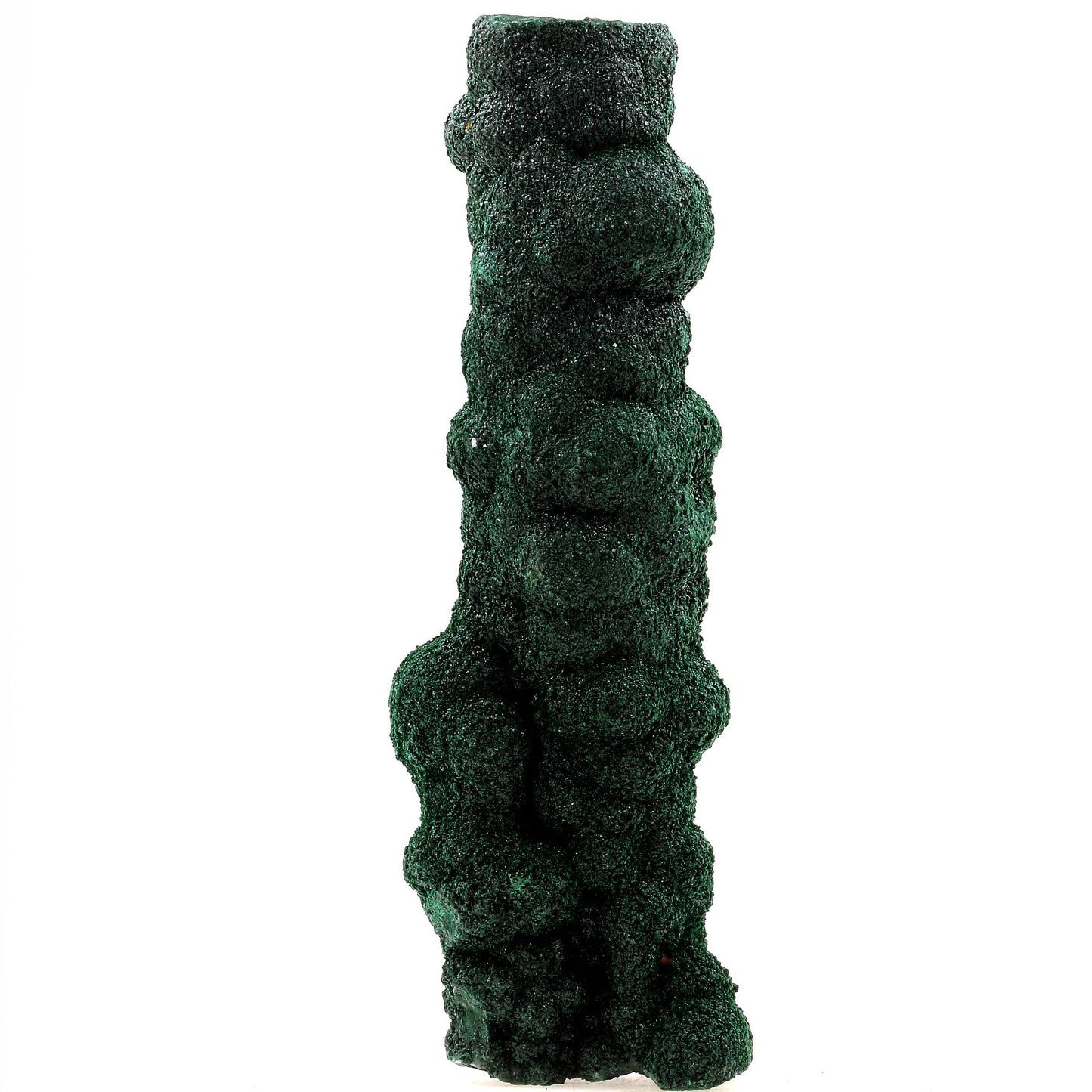 Malachite Stalactite . 3073.5 carats. Katanga, Congo