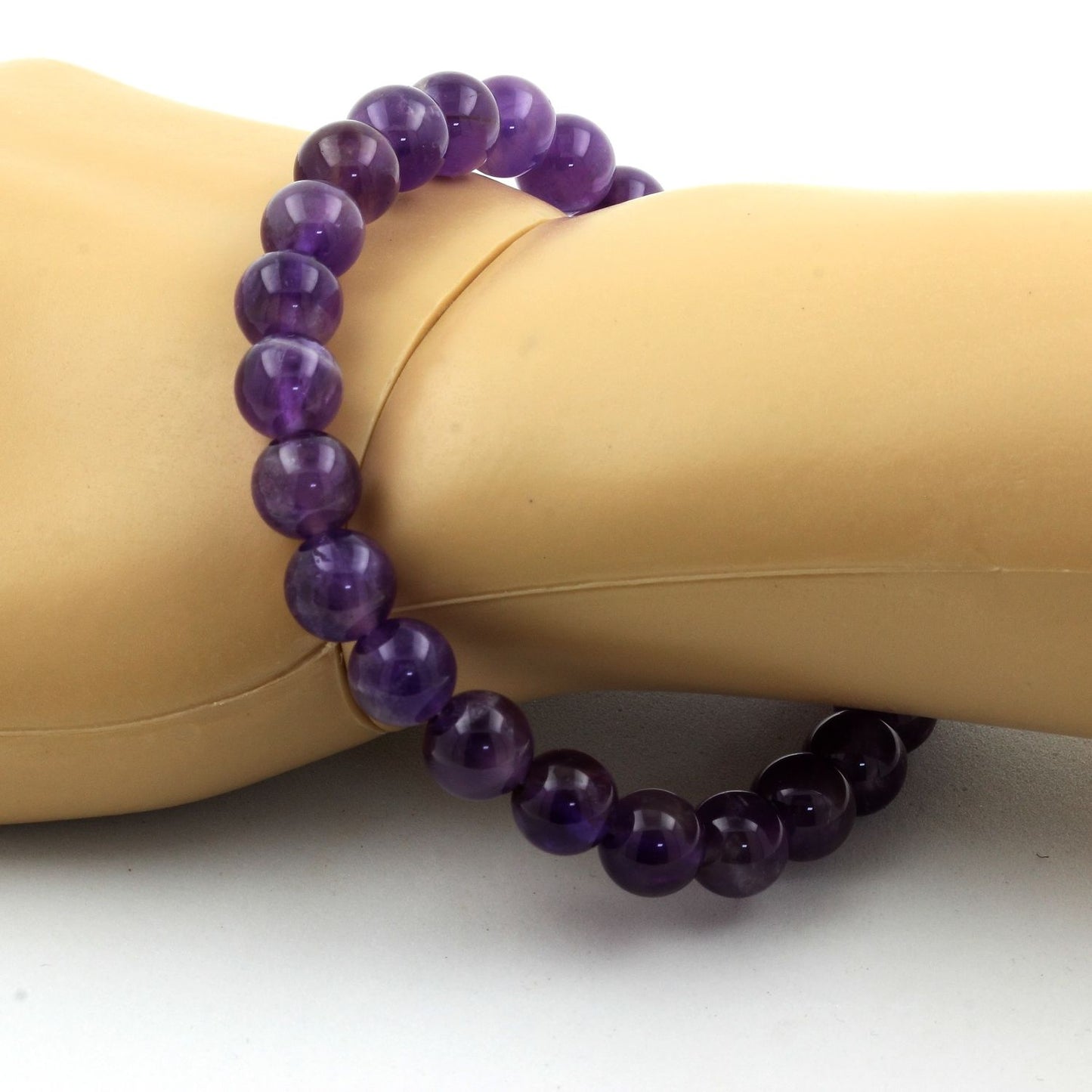 Améthyste. Bracelet en Perles naturelles
