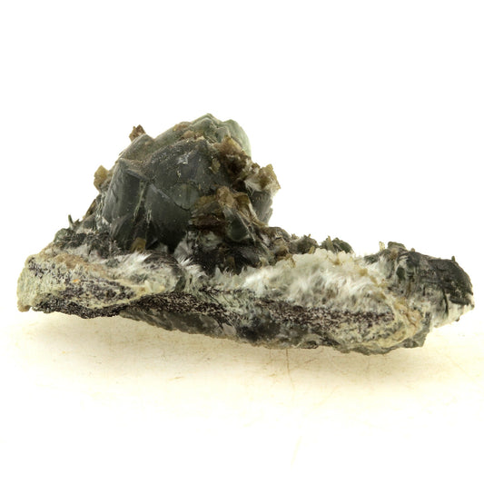 Prehnite. 70.5 carats. La Combe de la Selle, St Christophe-en-Oisans, Isère, France