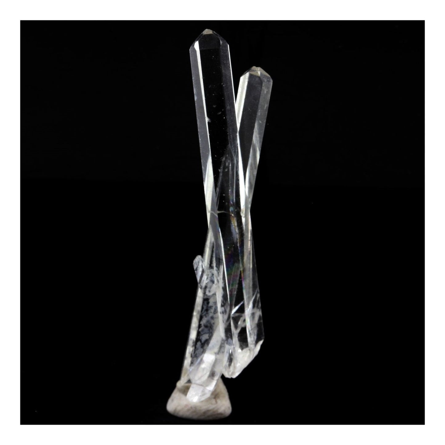 Quartz mineral. 16.40 carats La Gardette Mine, Bourg d'Oisans, Isère, France