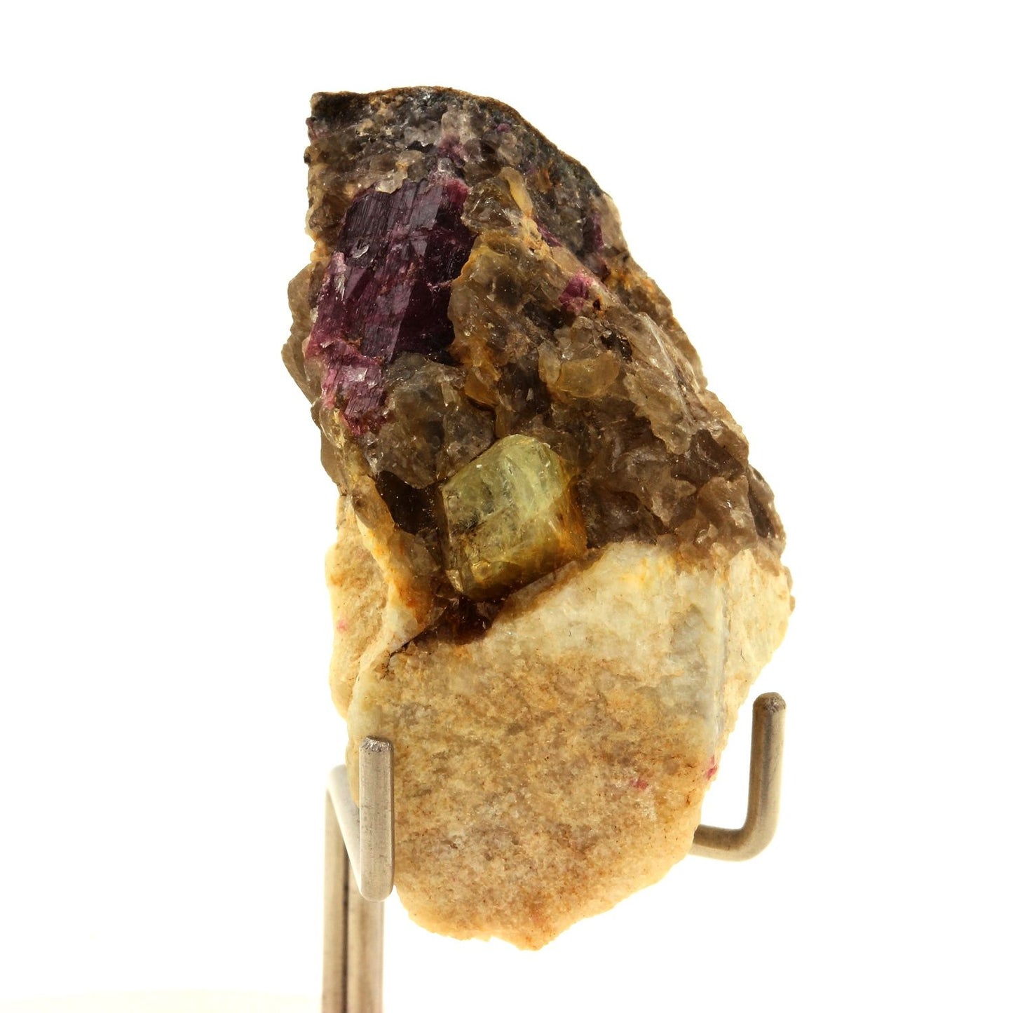 Londonite, Rhodizite, Tourmaline. 108.5 carats, Antsongombato, Madagascar