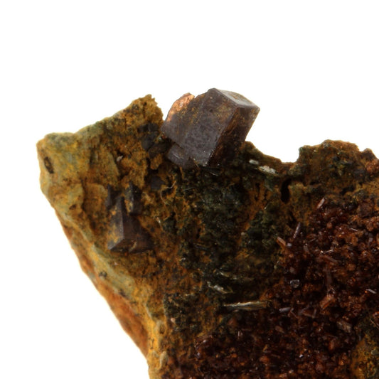 Perovskite + Vesuvianite, 17.58 carats, Farinole, Olmeta-di-Capocorso, Haute-Corse, France