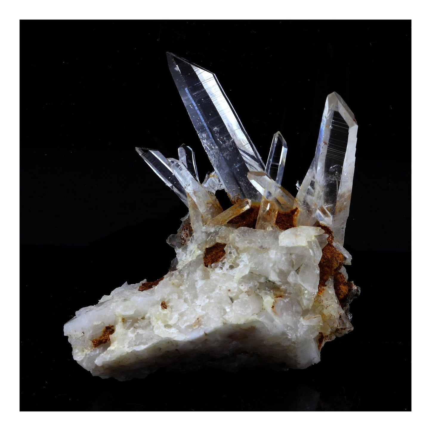 Quartz + Limonite. 118.70 carats. Les Rivoirands, Isère, France