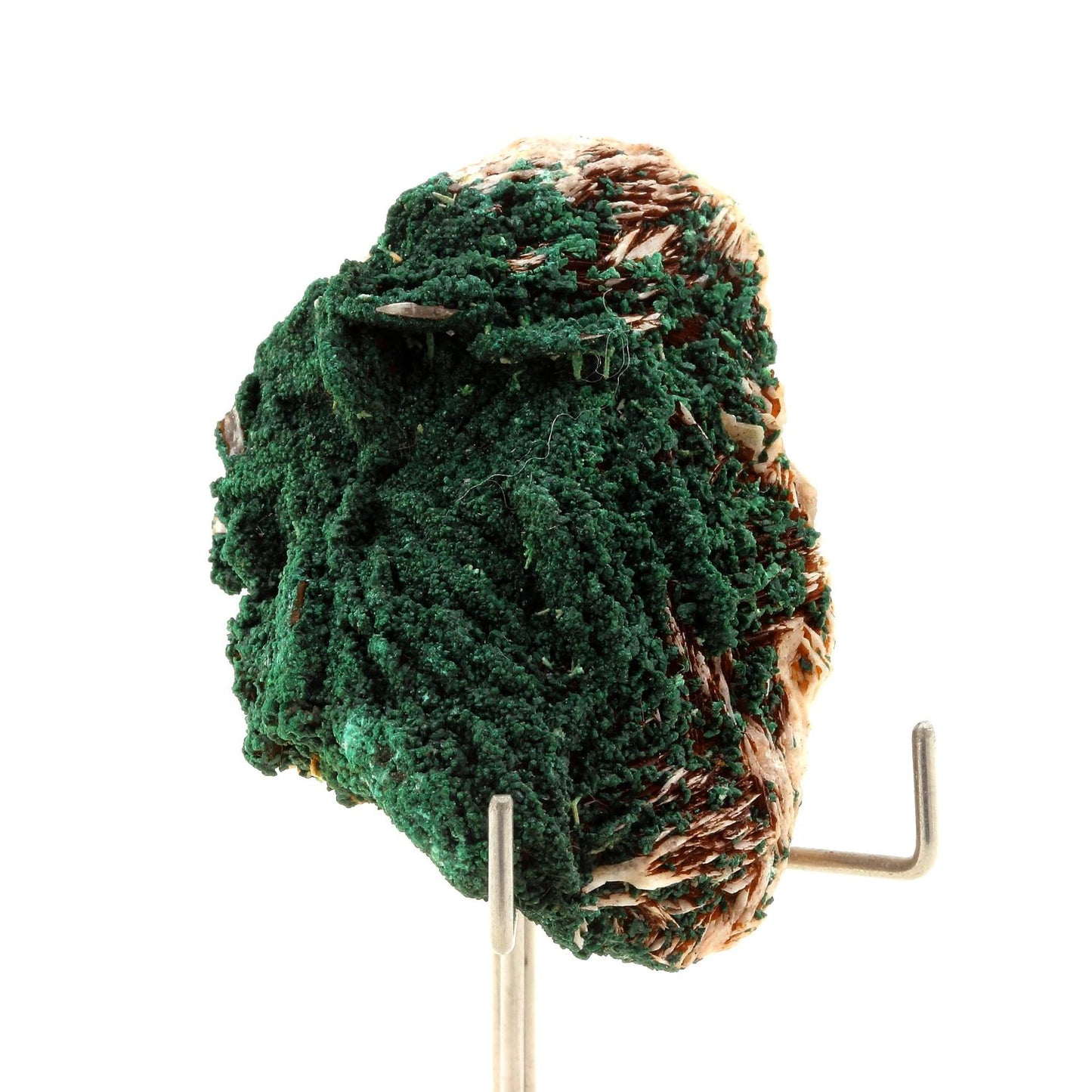 Malachite + Baryte. 432.45 carats. Sidi Ayed, Maroc