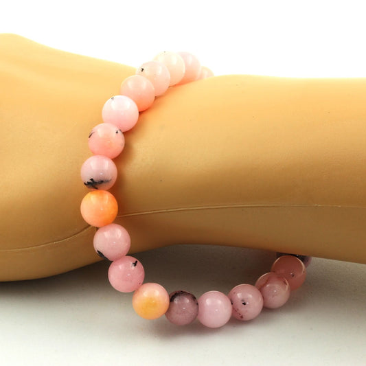Opale Rose. Bracelet en Perles naturelles