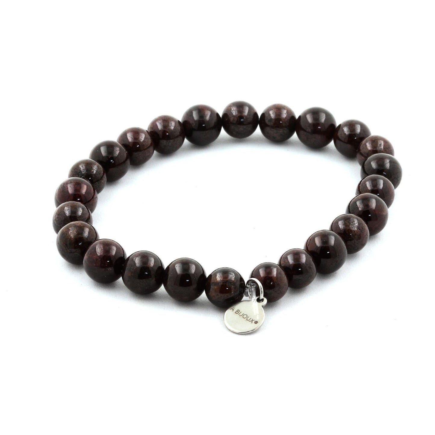Grenat. Bracelet en Perles naturelles
