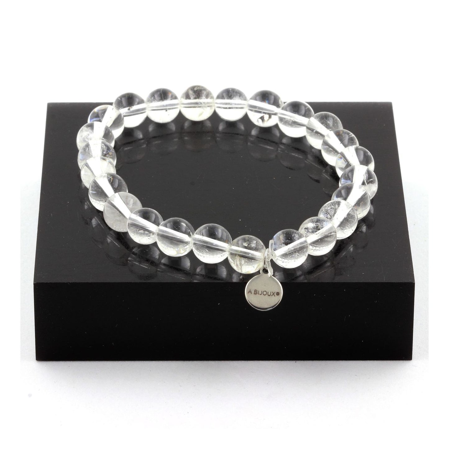 Quartz. Bracelet en Perles naturelles