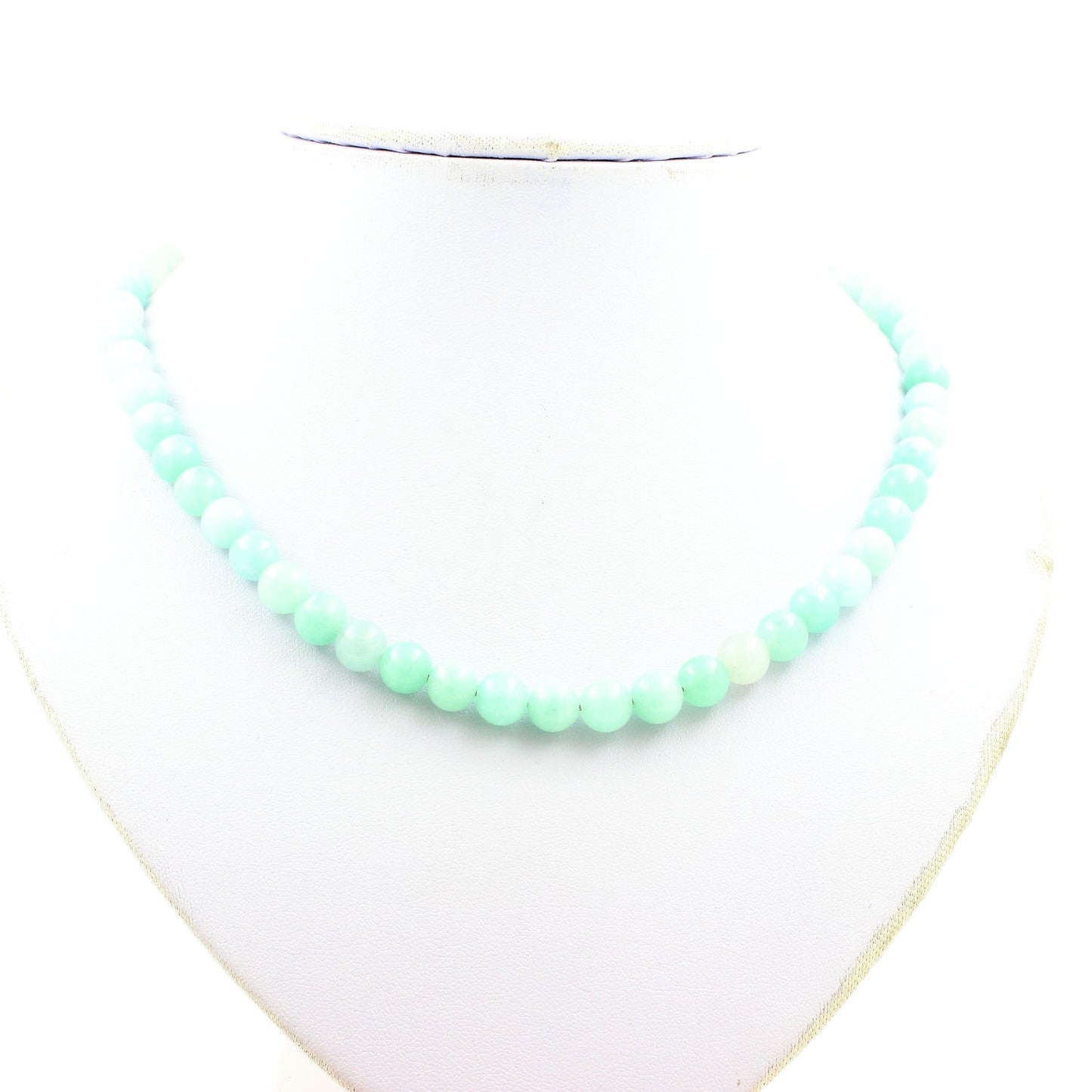 Collier perles perles Amazonite 8 mm