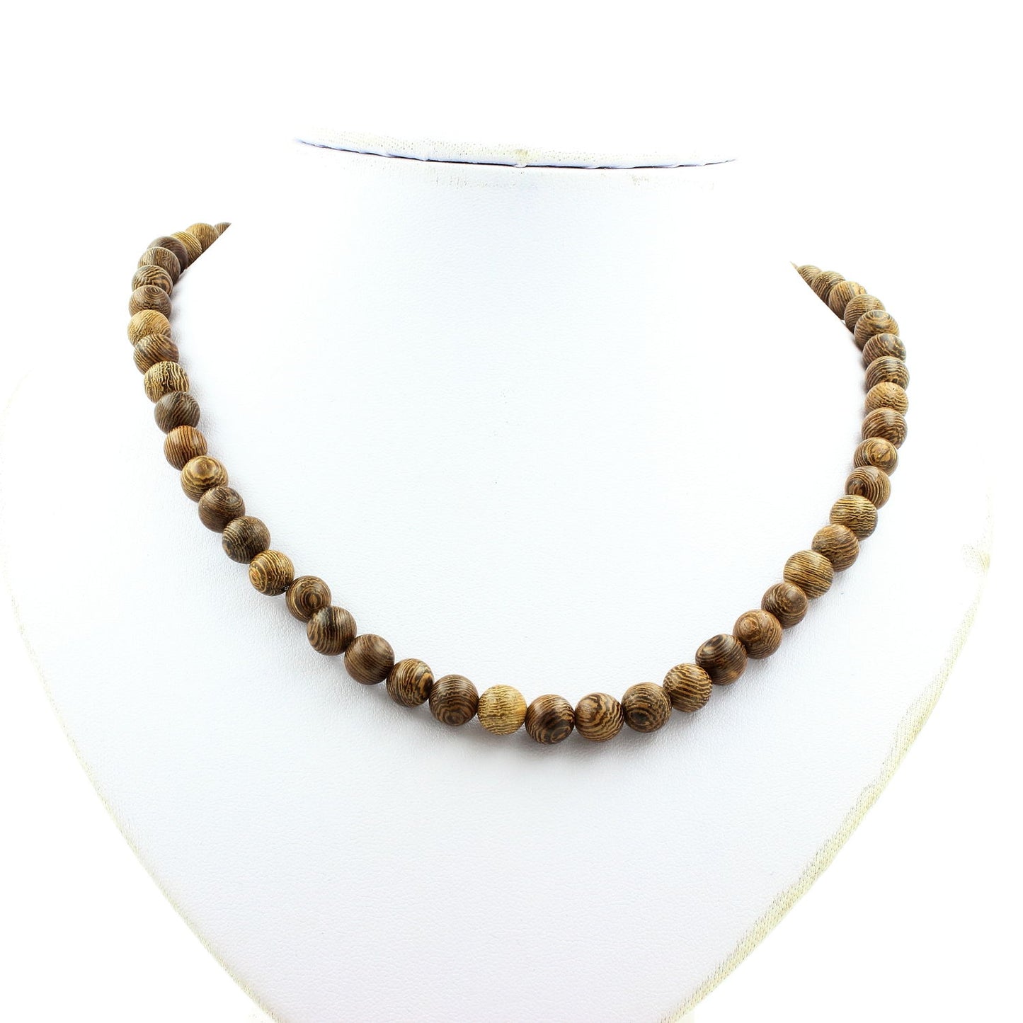 Collier perles bois 8 mm