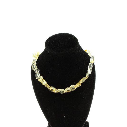 Collier perles Citrine du Brésil