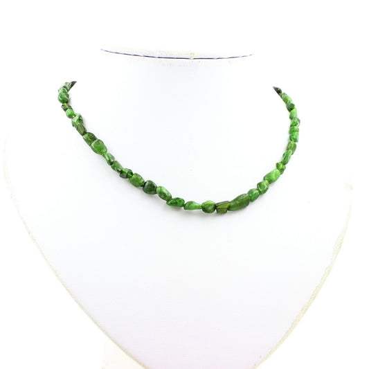 Collier Diopside du Brésil