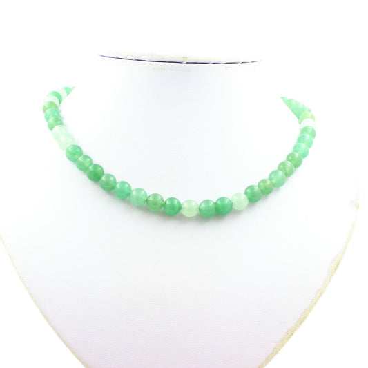 Collier perles Aventurine 8 mm