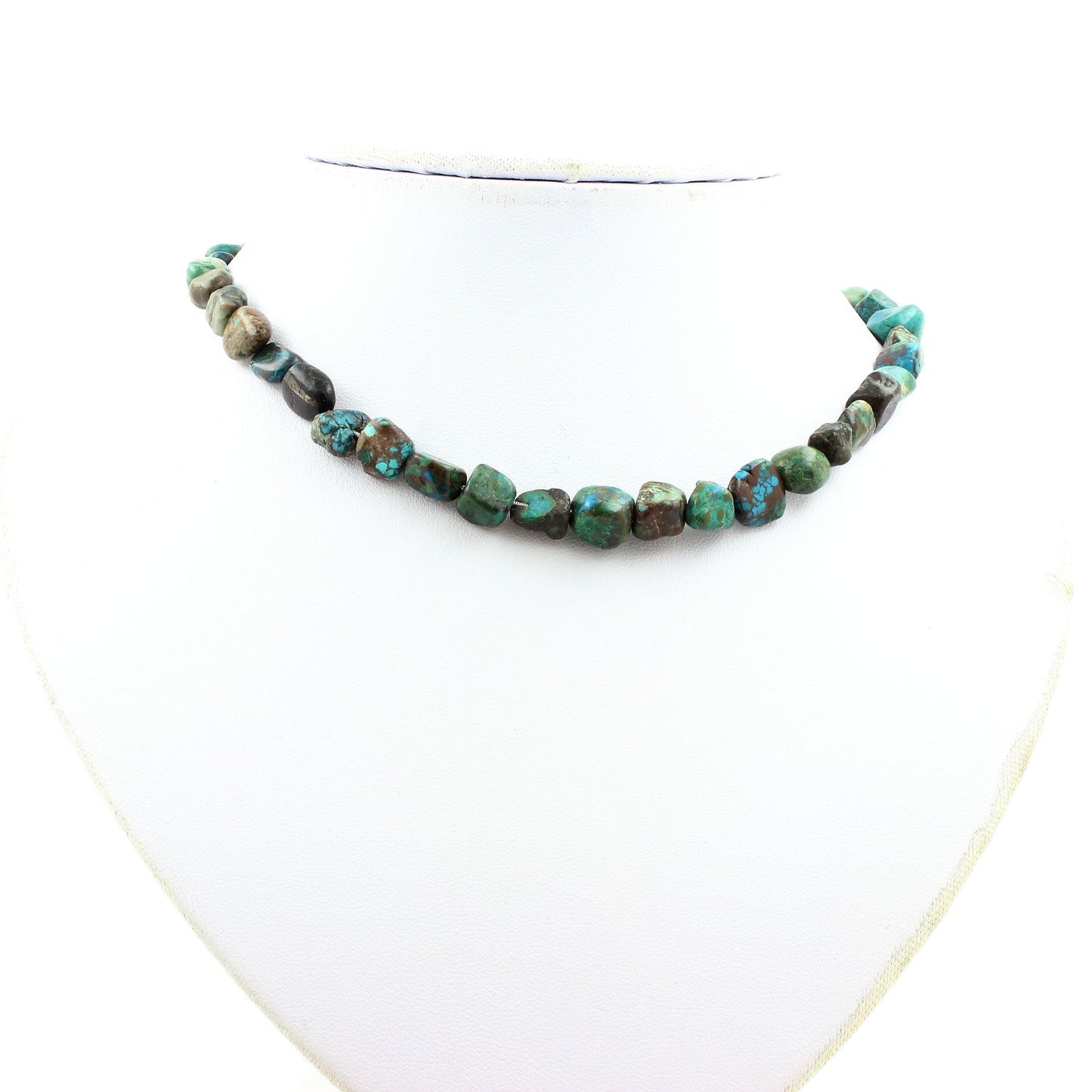 Collier perles Chrysocolle des USA