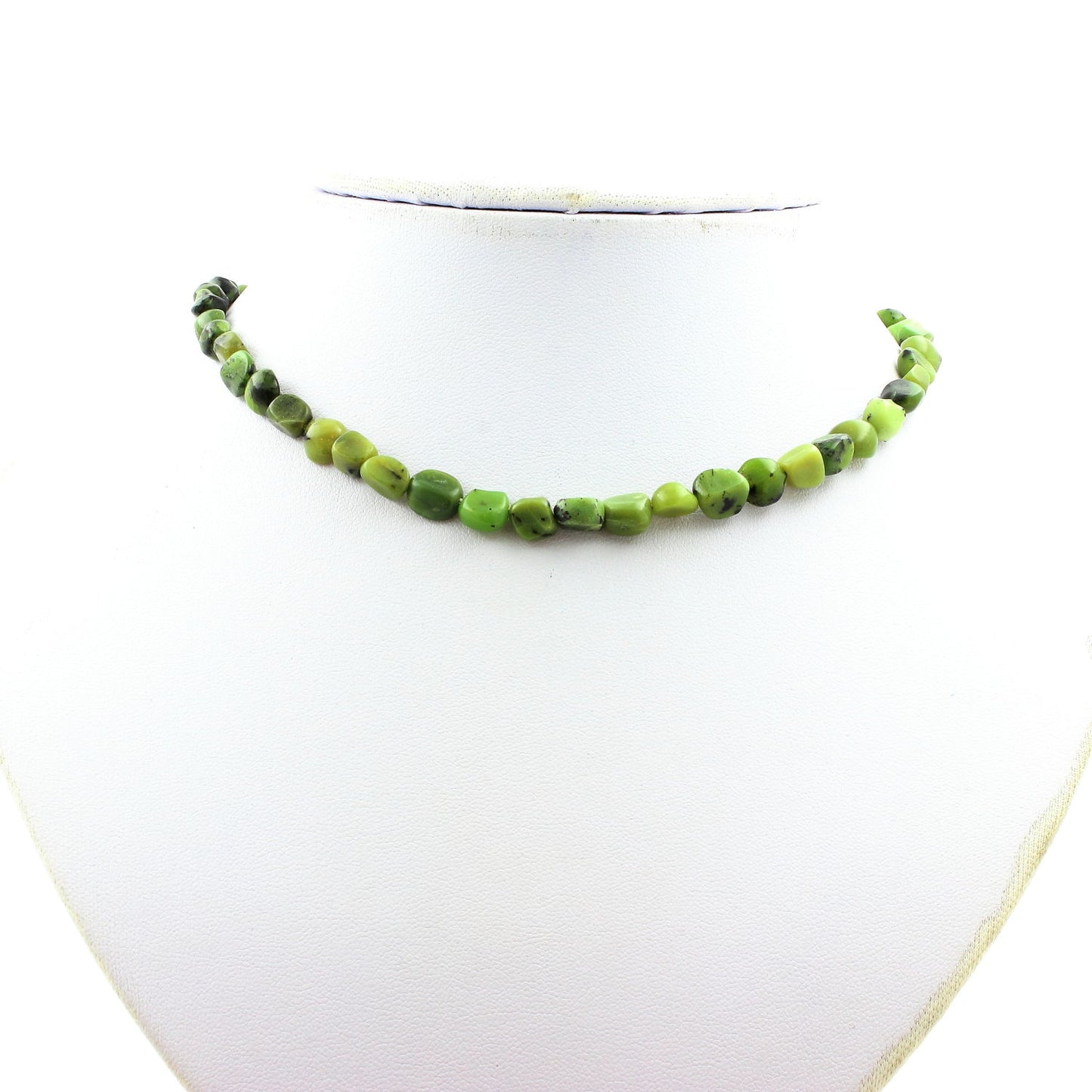 Collier perles Jade Nephrite de Xiuyan Chine