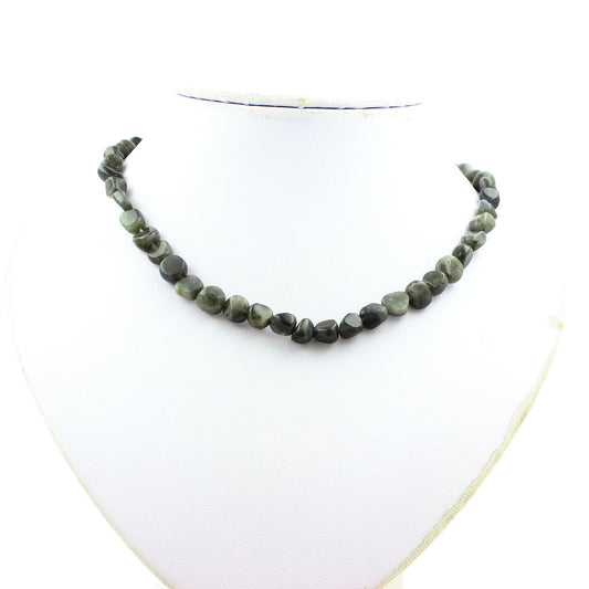 Collier perles Labradorite de Finlande