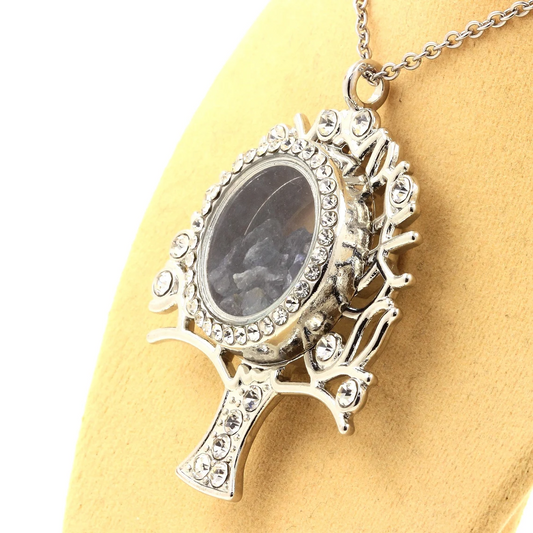 Collier Saphir brut modèle Arbre