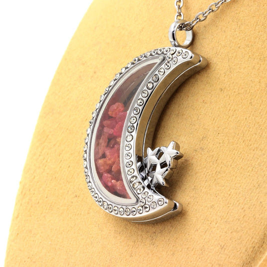 Collier Spinelle naturels modèle Lune