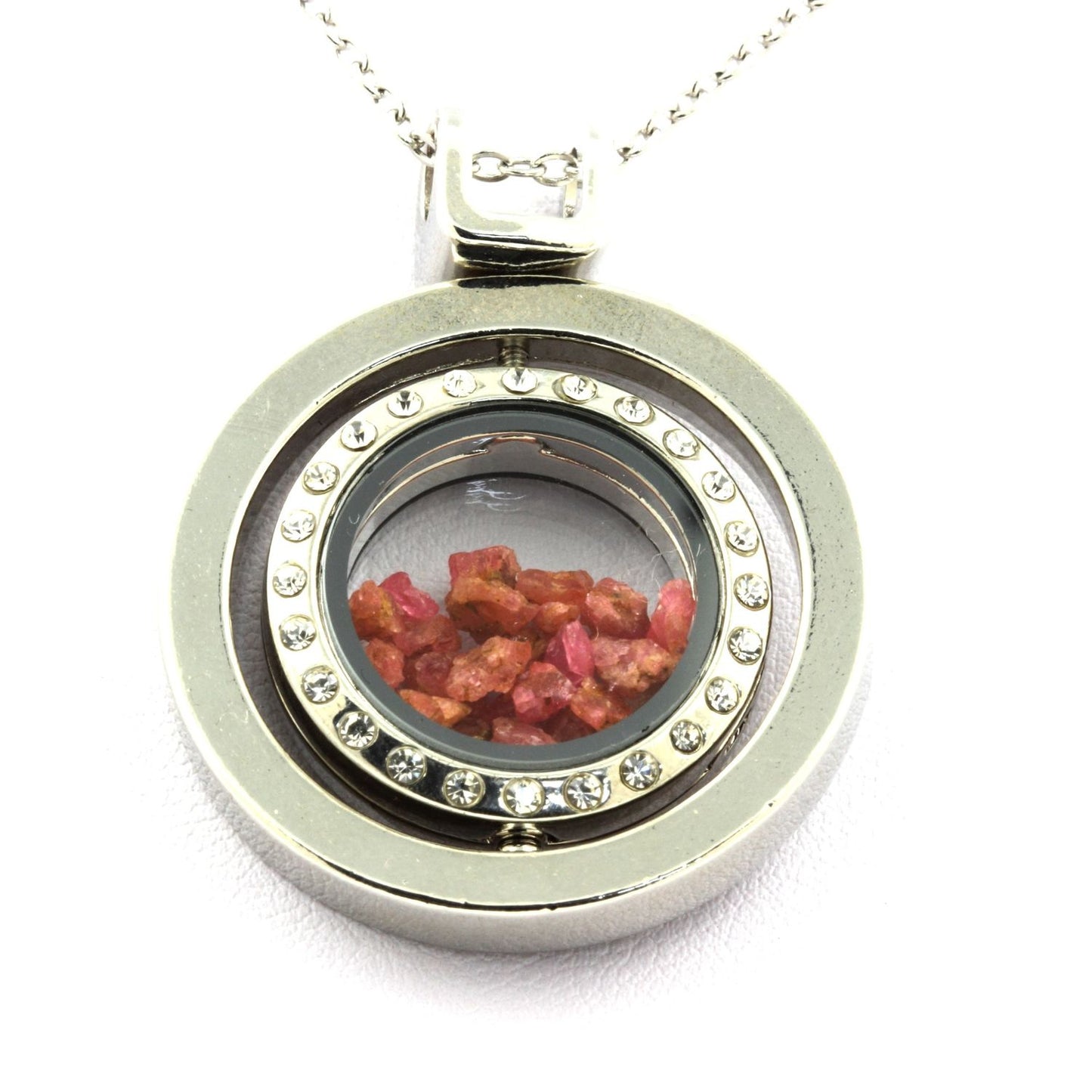 Collier Spinelle naturels modèle Sablier Sphérique