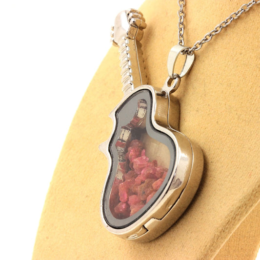 Collier Spinelle naturels modèle guitare