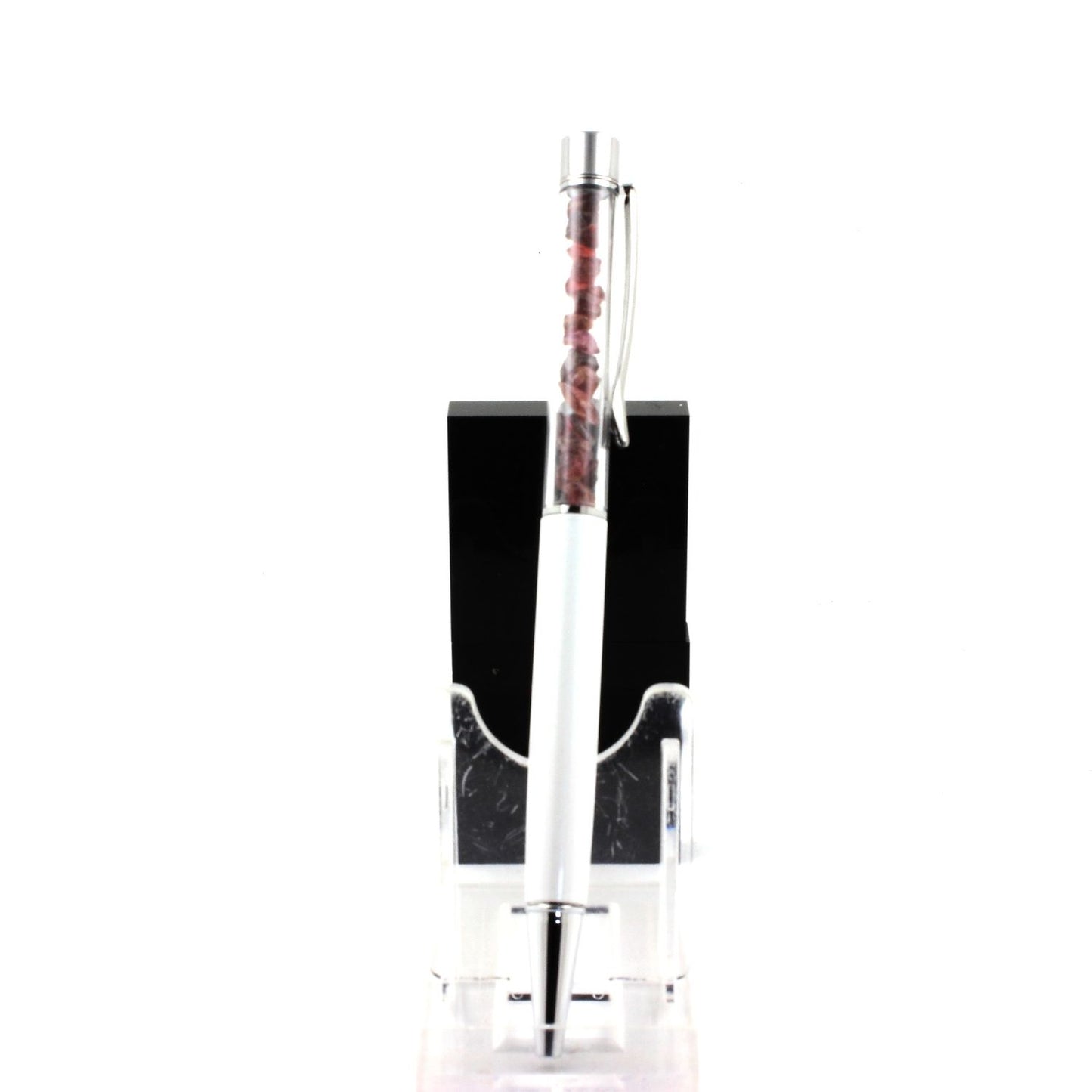 Stylo pierre brut Grenat Rhodolite naturels