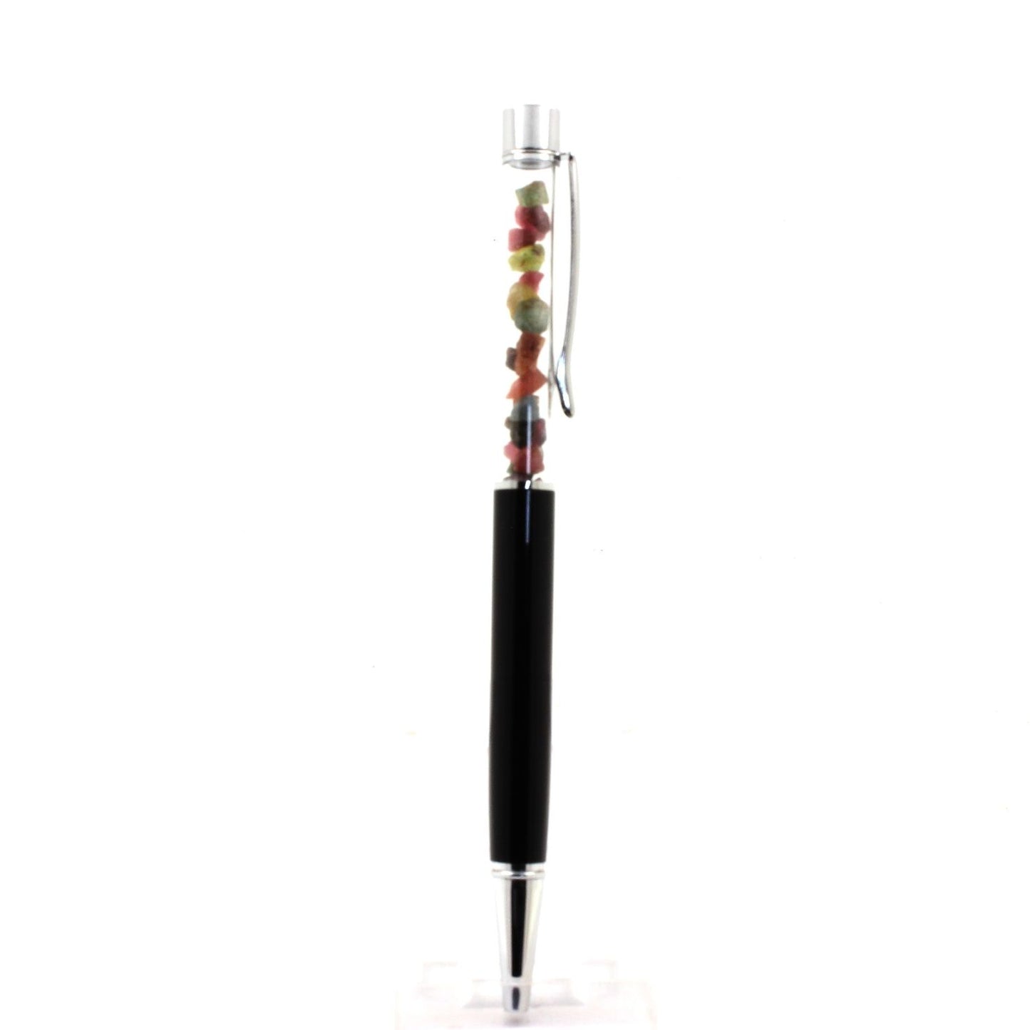 Stylo pierre brut Tourmaline multicolore naturels