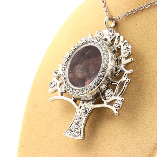 Collier Tourmaline multicolore brut modèle Arbre