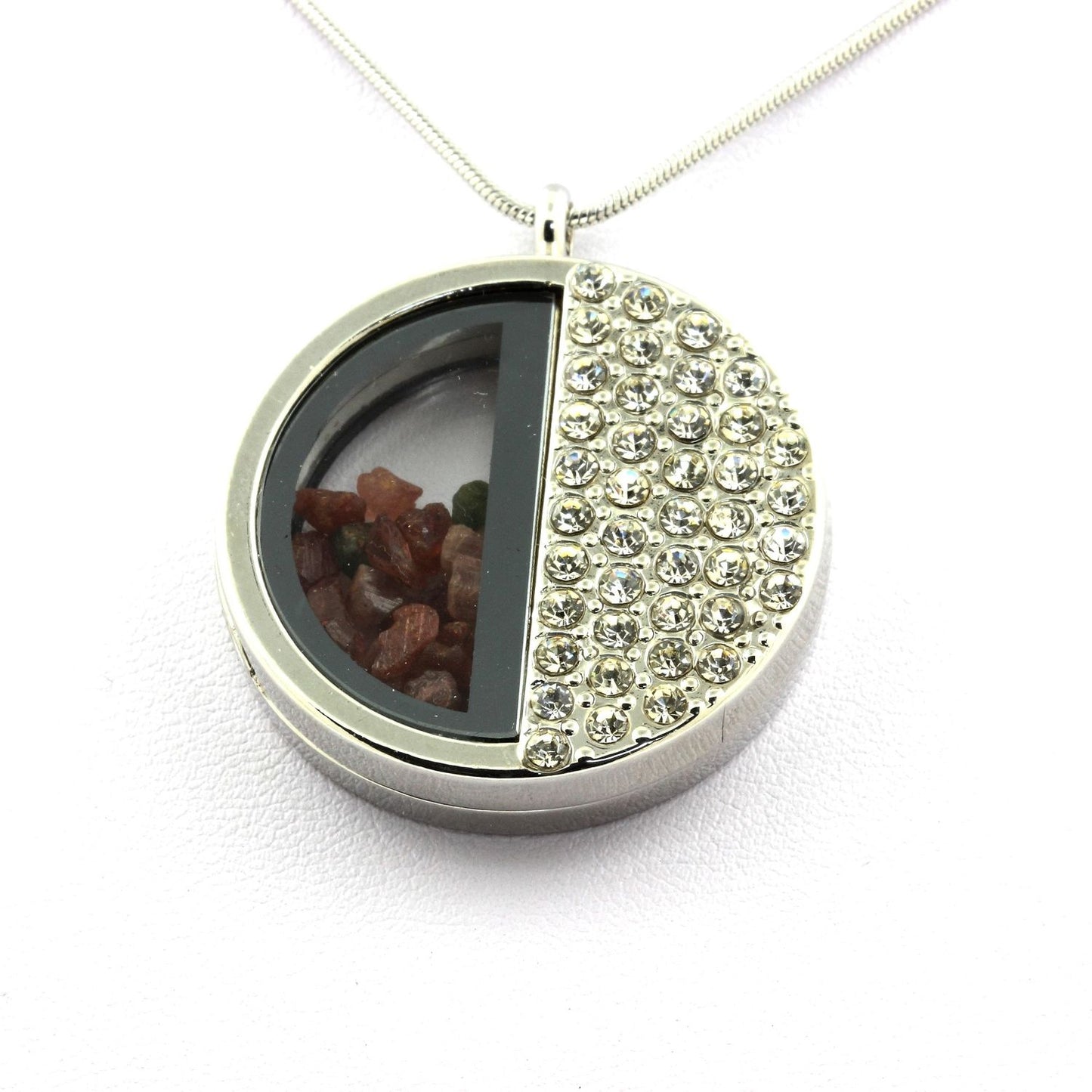 Collier Tourmaline multicolore naturels modèle demi-cercle