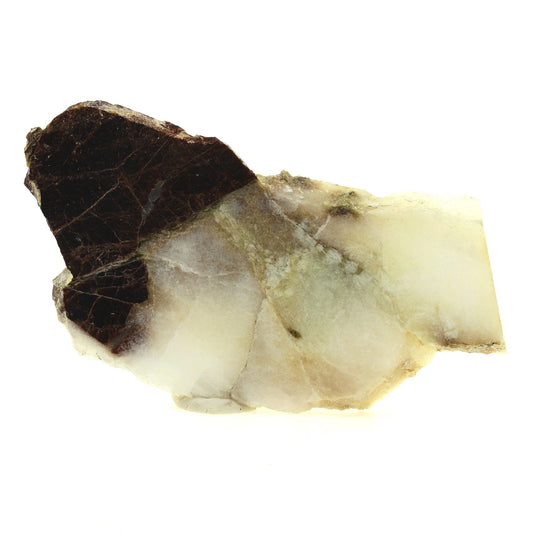 Clinohumite dans marbre. 359.50 carats. Bessans, Savoie, France