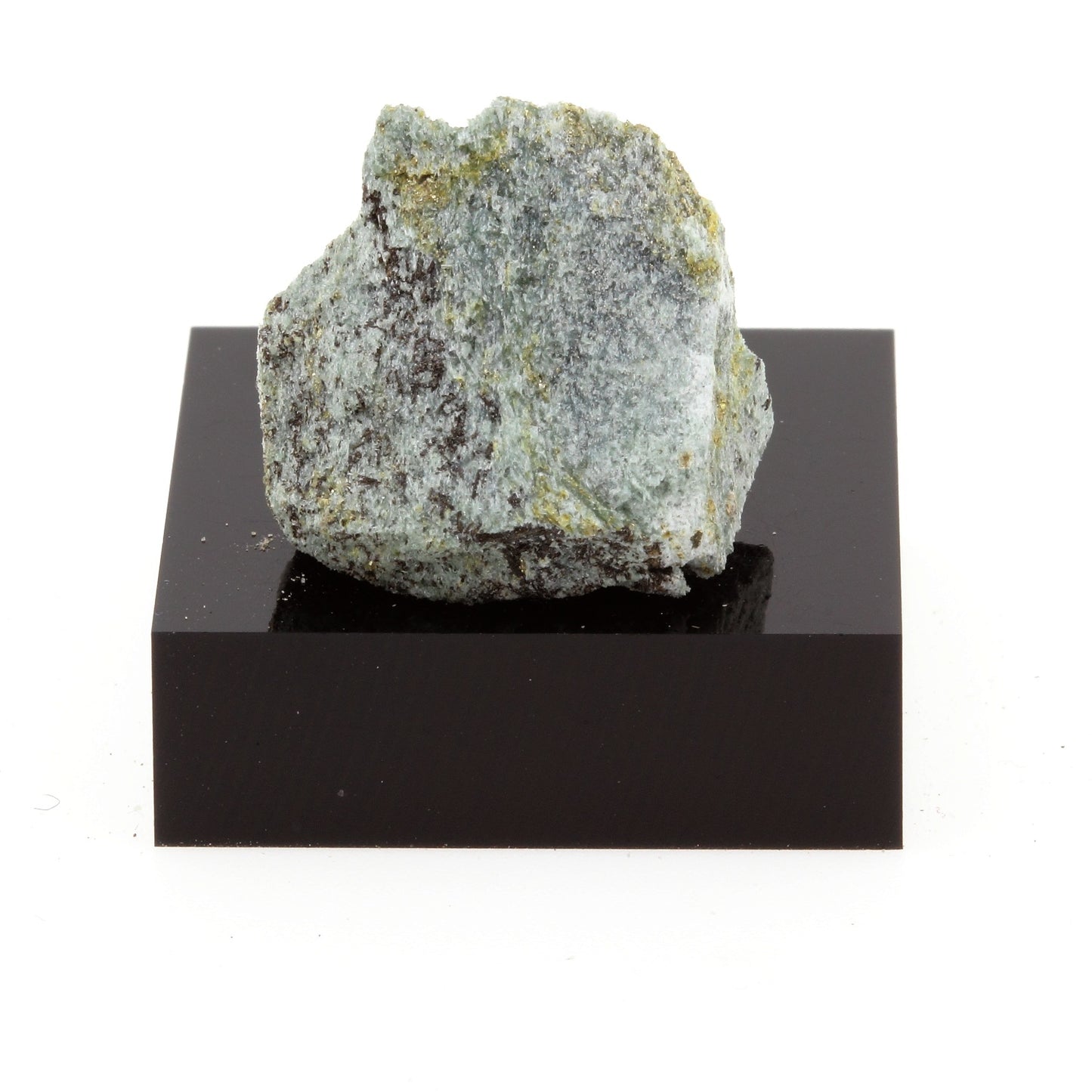 Diopside + Pyrite. 34.1 carats. Lanark, Ontario, Canada