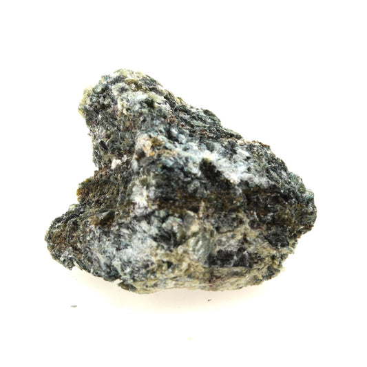 Brochantite Schist. 30.2 carats. Eastern Metals Mine, Québec, Canada