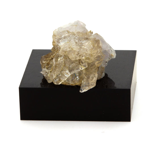 Fluorite violette et Quartz fumé. 33.19 carats. Massif du Mont-Blanc, France