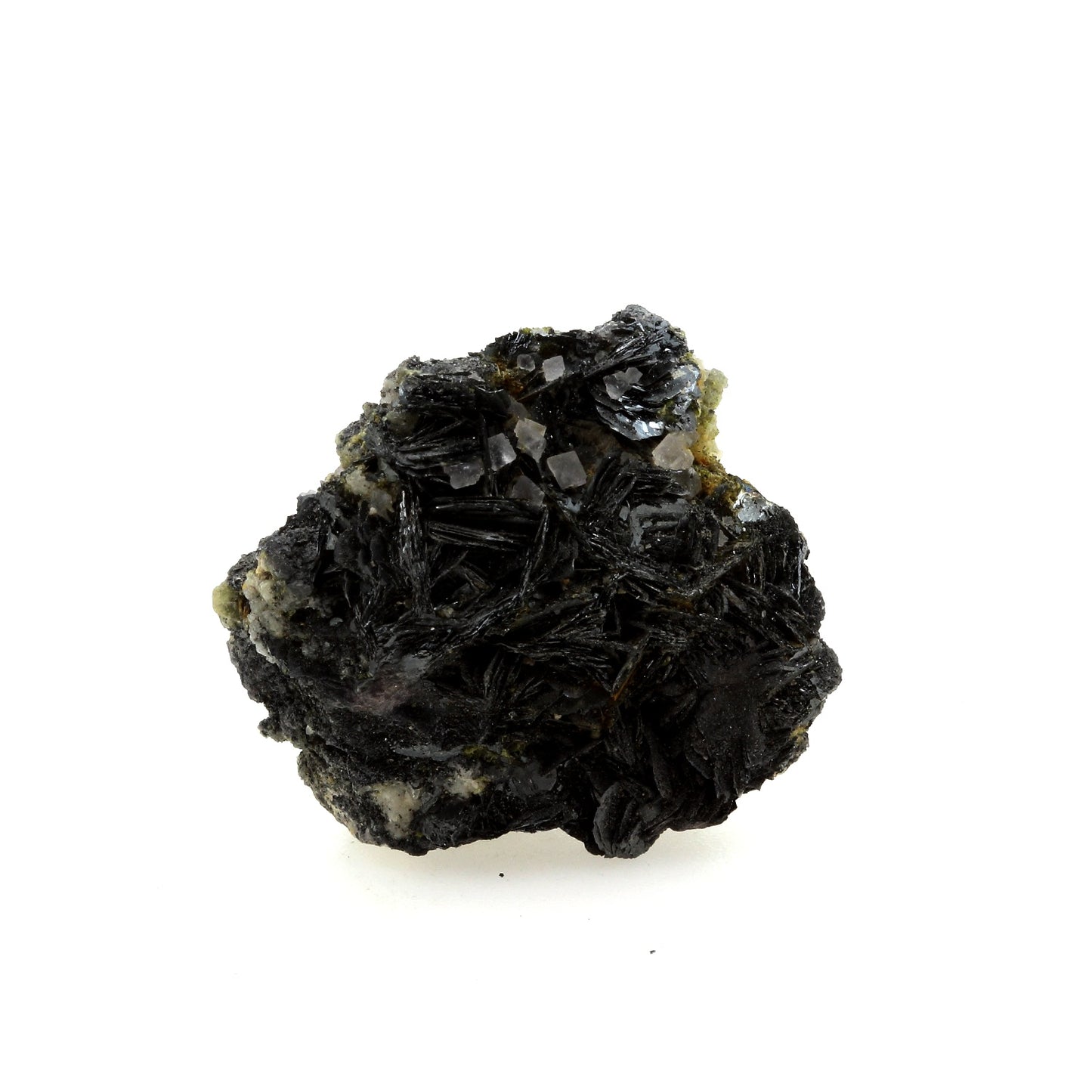 Hematite + Fluorite grise. 89.9 carats. Massif du Mont-Blanc, France