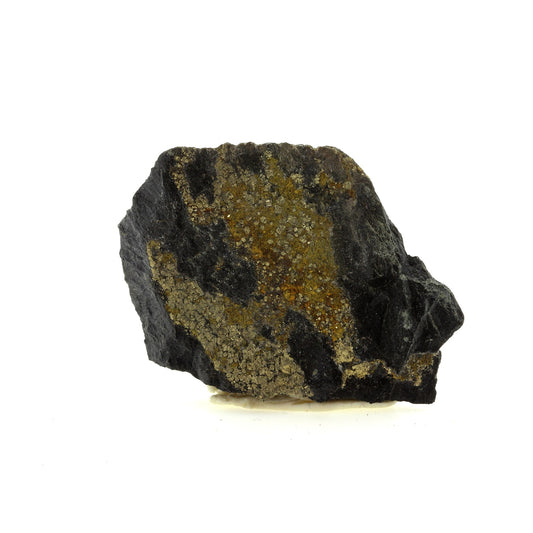 Pyrite Chalcopyrite sur Keratophyre. 133.3 carats. Villefranche-sur-Saône, Rhône, France