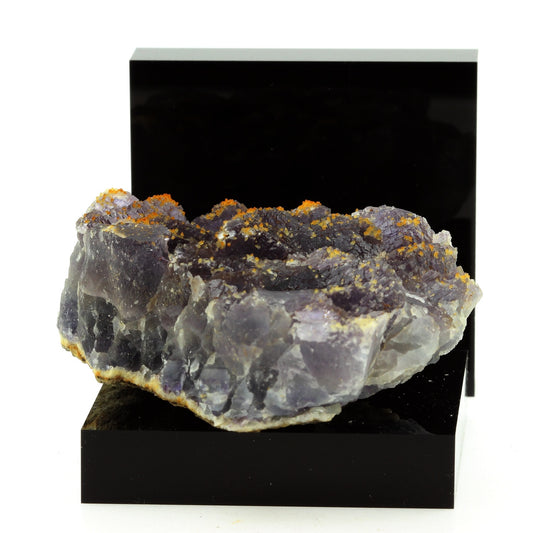 Fluorite et Calcite jaune. 586.3 carats. Fontsante Mine, Var, France