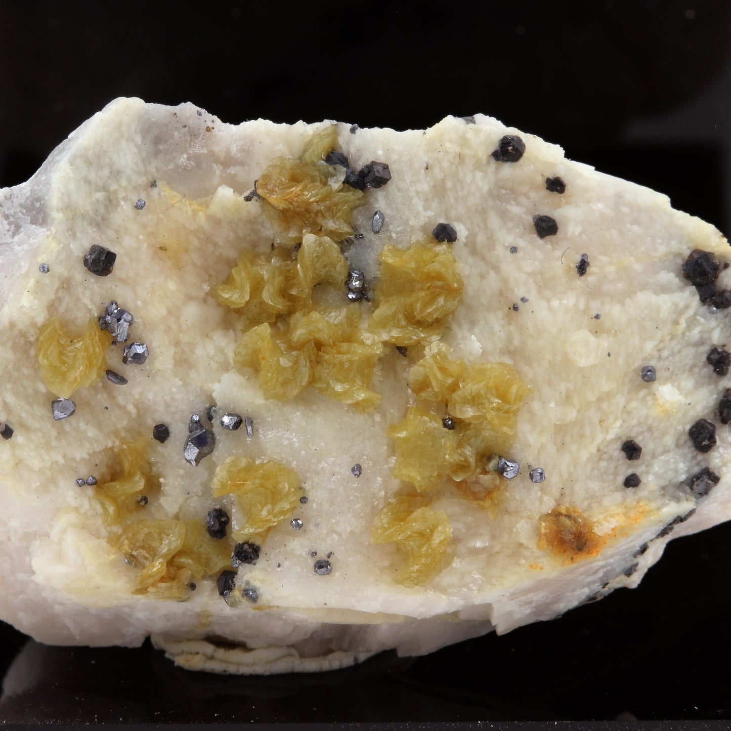 Sphalérite et Siderite sur Dolomite. 104.3 carats. Rivet Quarry, Tarn, France