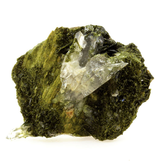 Epidote + Quartz. 450.9 carats. Cornillon, Bourg d'Oisans, Isère, France
