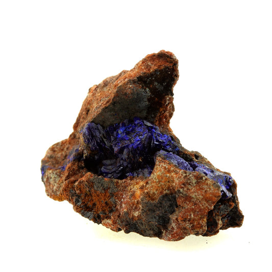 Azurite. 33.26 carats. Touissit, Jerada Province, Maroc