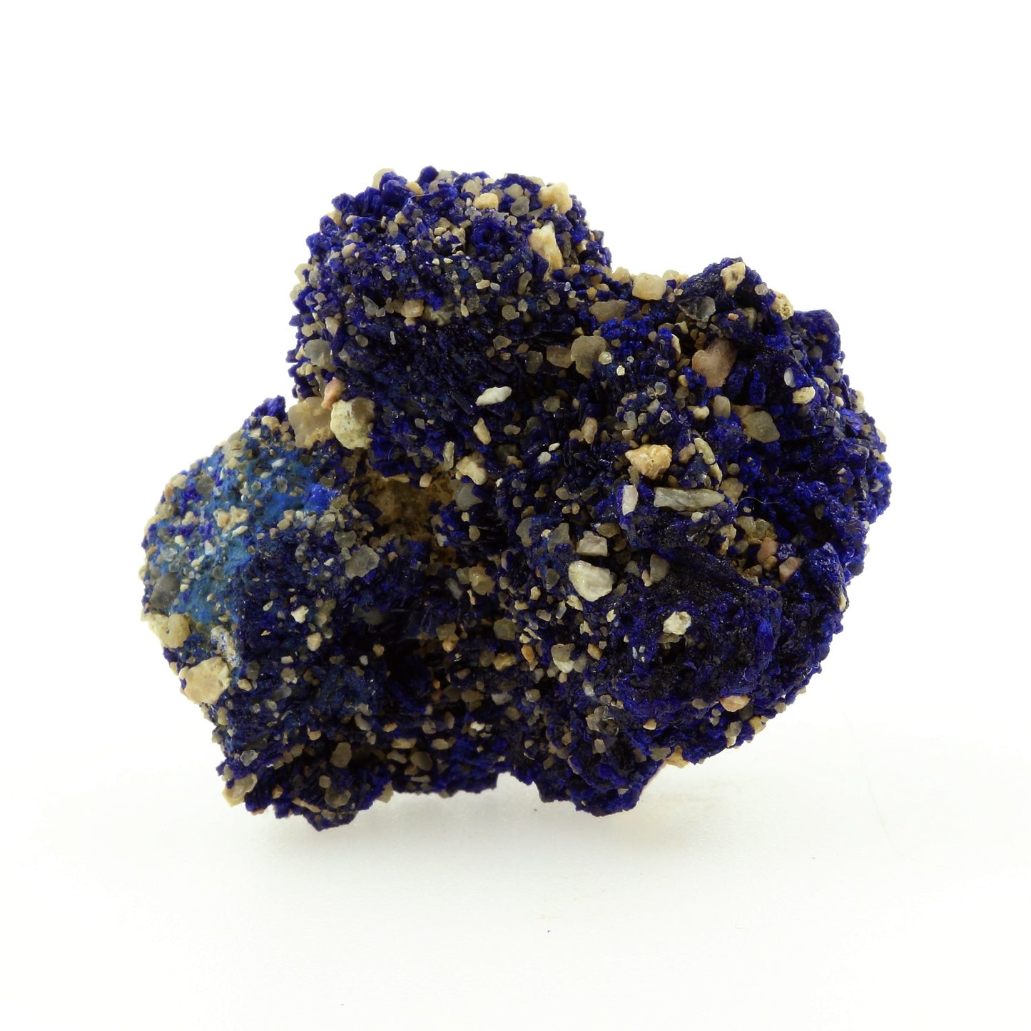 Chessylite (Azurite). 82.85 carats. Chessy-les-Mines, Rhône, France
