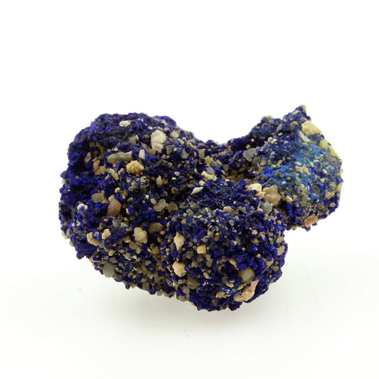 Chessylite (Azurite). 82.85 carats. Chessy-les-Mines, Rhône, France