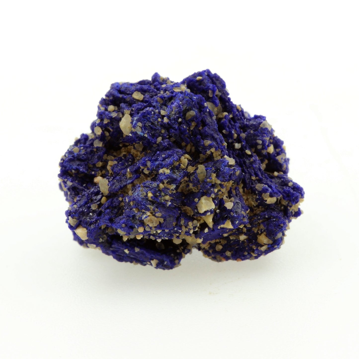 Chessylite (Azurite). 37.41 carats. Chessy-les-Mines, Rhône, France