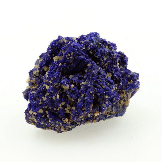 Chessylite (Azurite). 37.41 carats. Chessy-les-Mines, Rhône, France