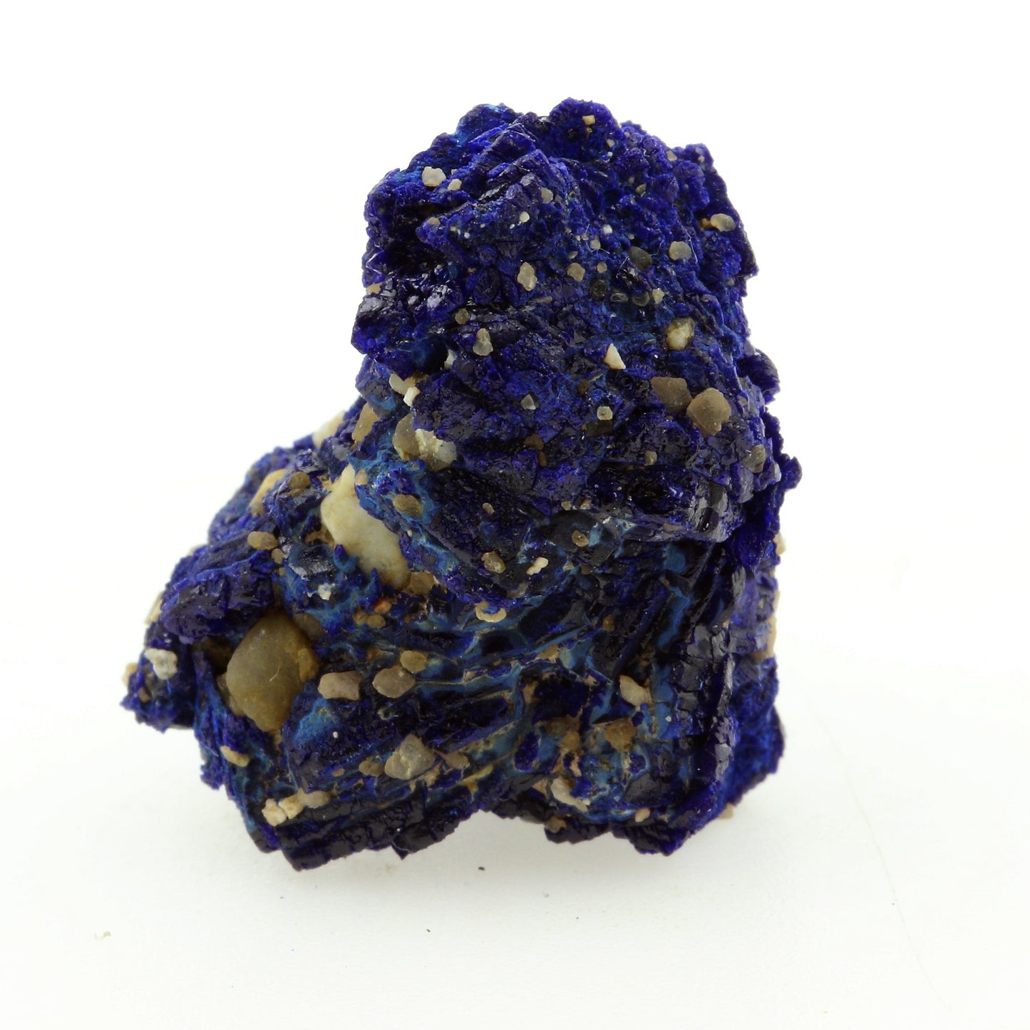 Chessylite (Azurite). 50.53 carats. Chessy-les-Mines, Rhône, France