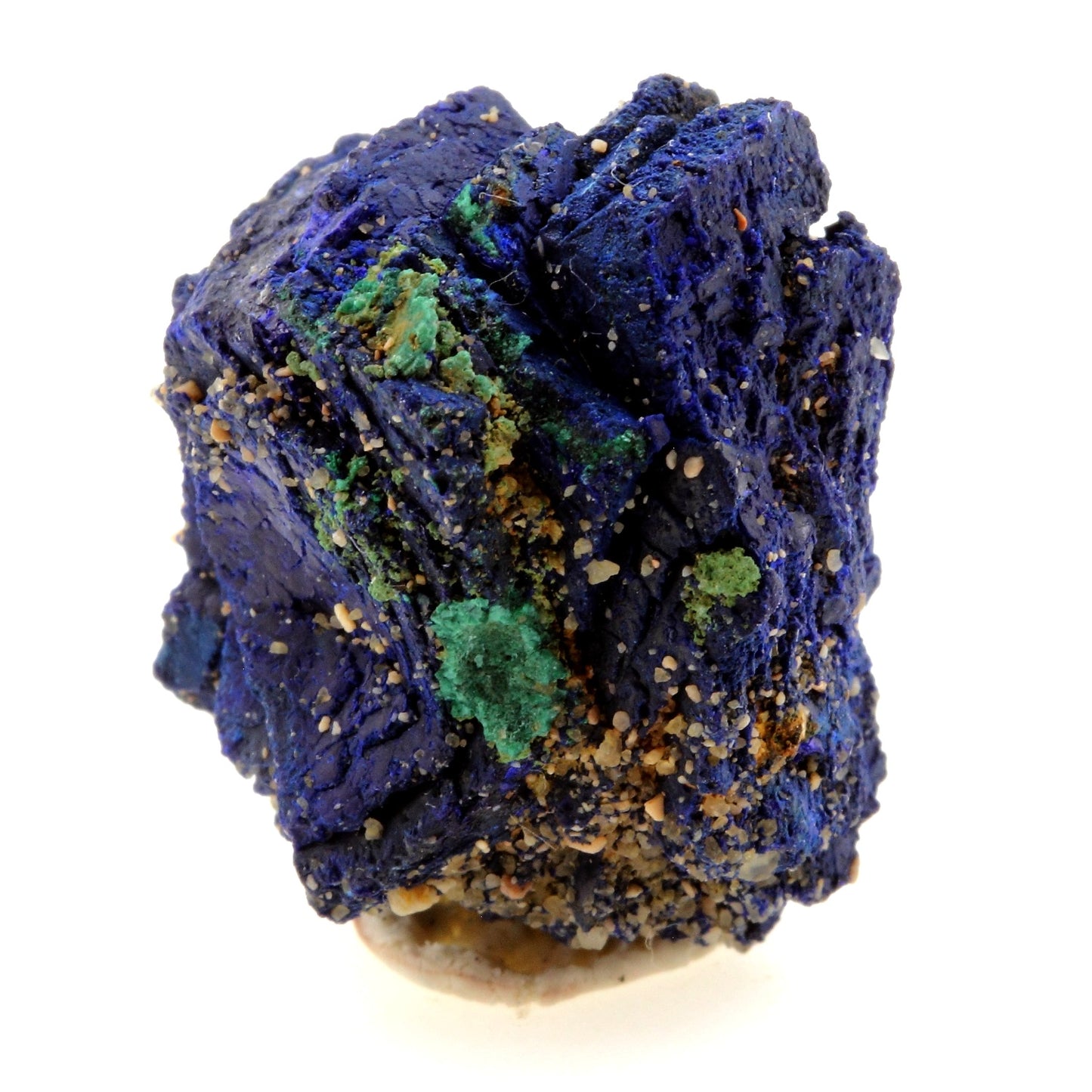 Chessylite (Azurite). 45.05 carats. Chessy-les-Mines, Rhône, France