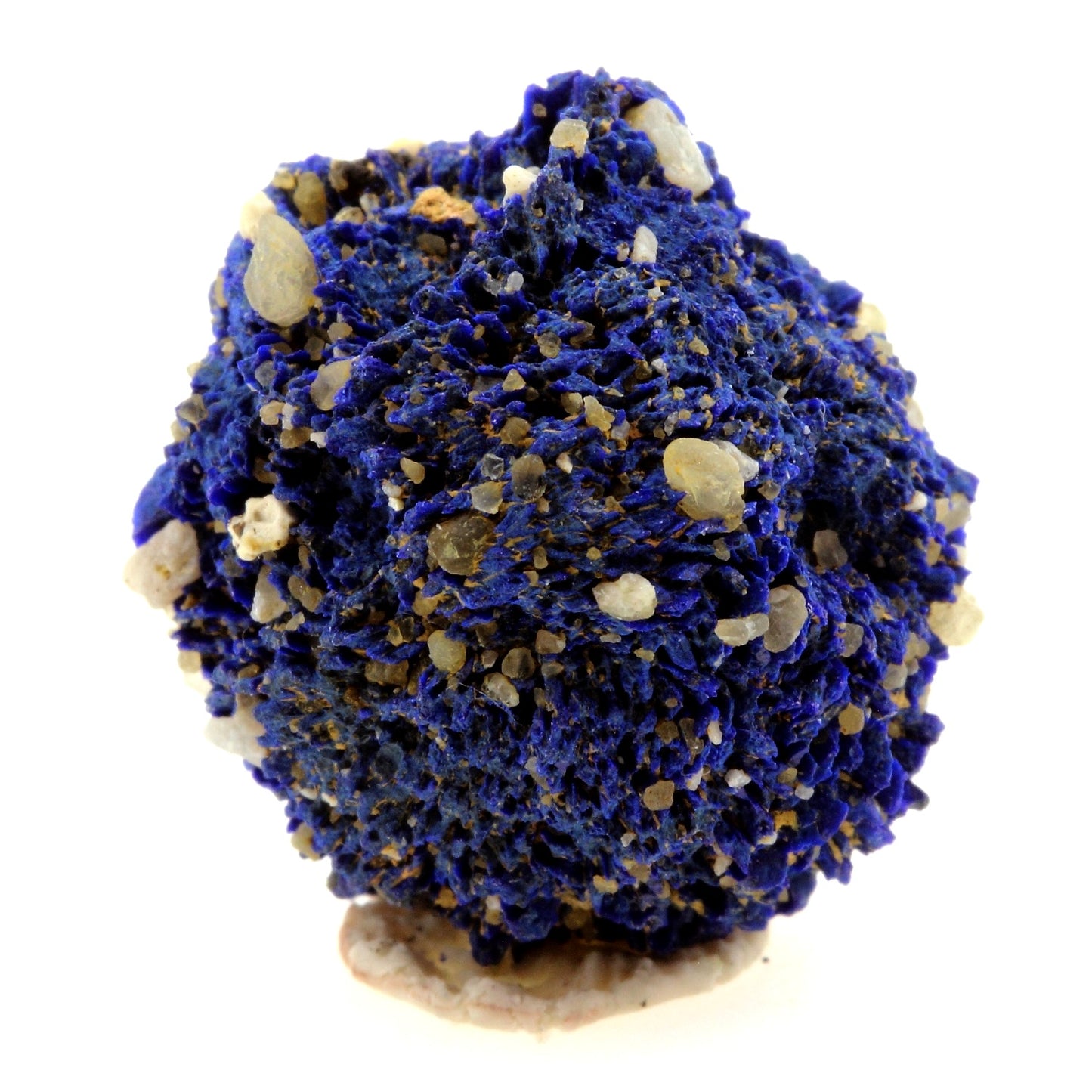 Chessylite (Azurite). 37.15 carats. Chessy-les-Mines, Rhône, France