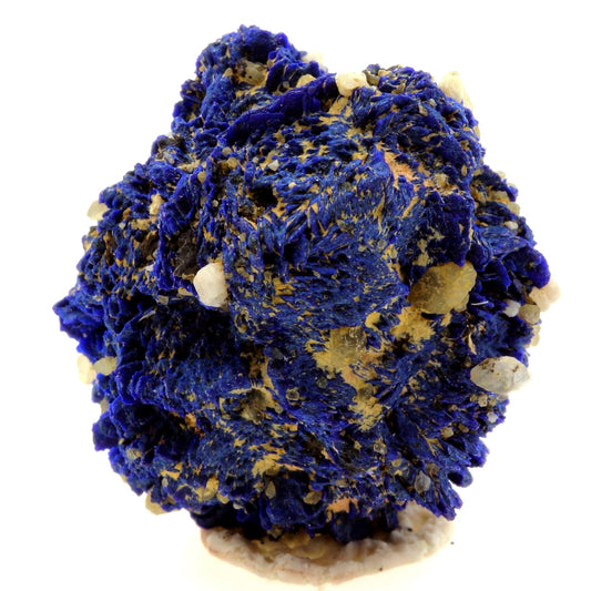 Chessylite (Azurite). 37.15 carats. Chessy-les-Mines, Rhône, France